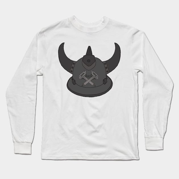 Hack n Stack Warrior helmet Long Sleeve T-Shirt by HacknStack